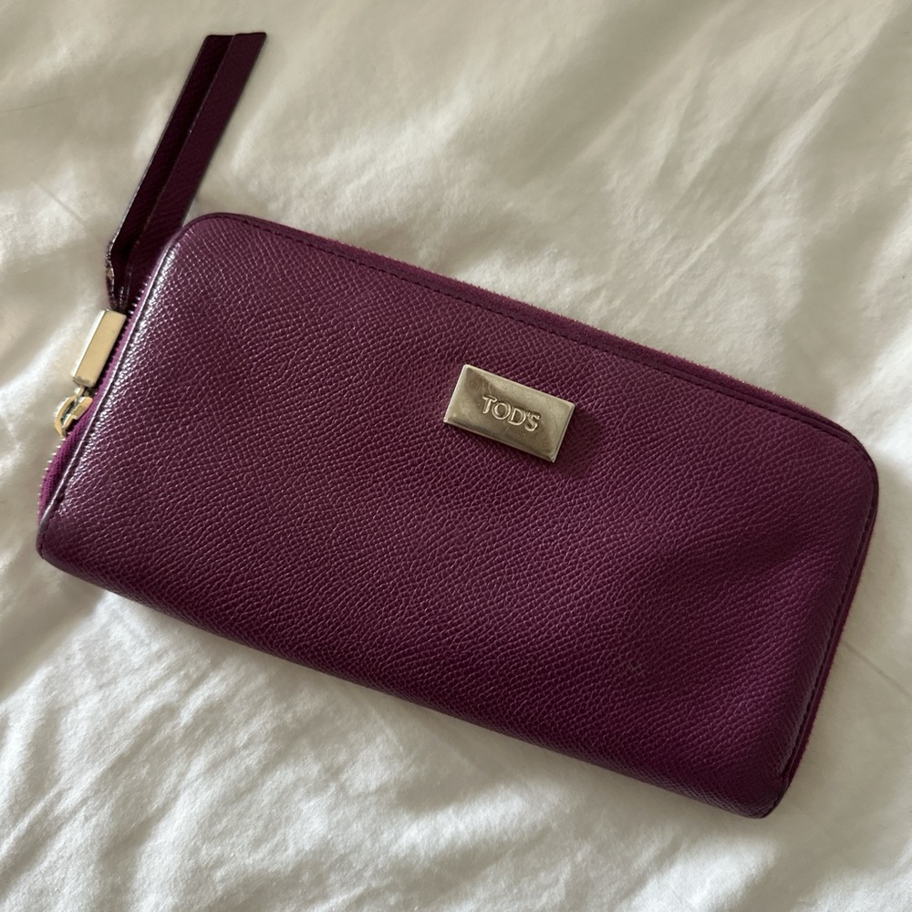 Tod's Purple Women's Wallet